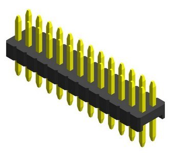 AP395S 1.27x1.27mm Pin Header Dual Row Straight Dip Type 
